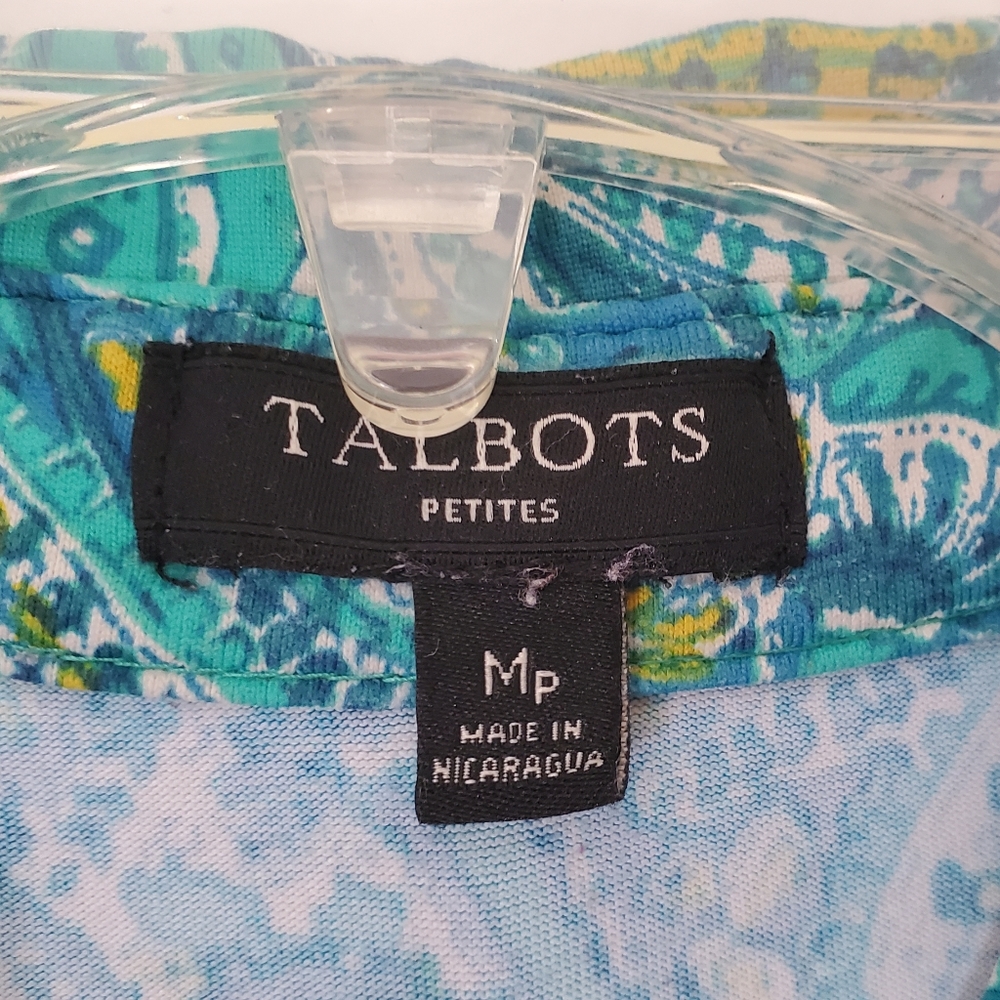Talbots Half Button Top - Picture 7 of 12